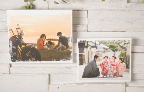 キャンバス仕上げ