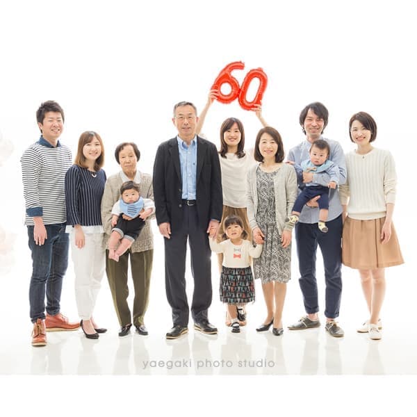 家族写真サンプル