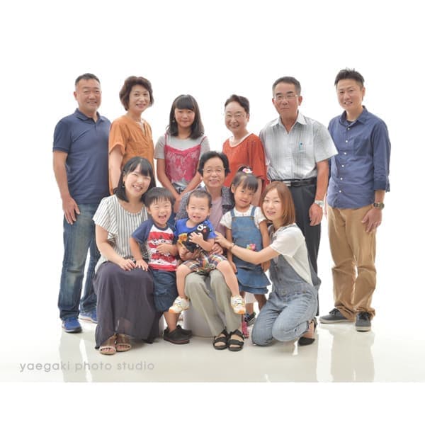 つながる家族写真サンプル