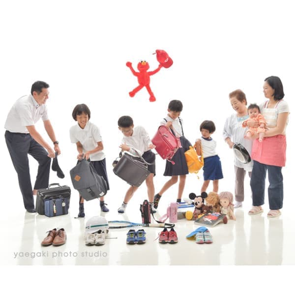 つながる家族写真サンプル