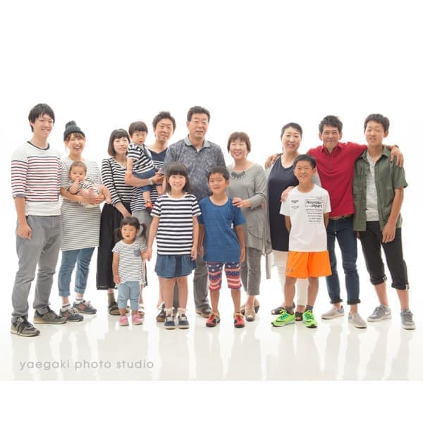 つながる家族写真サンプル