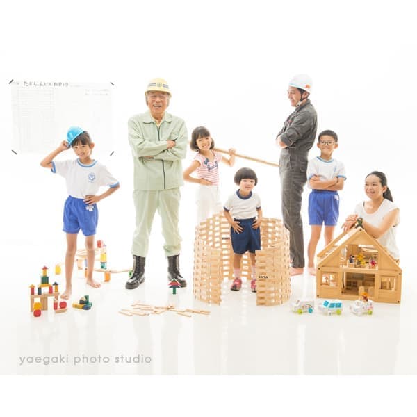 つながる家族写真サンプル