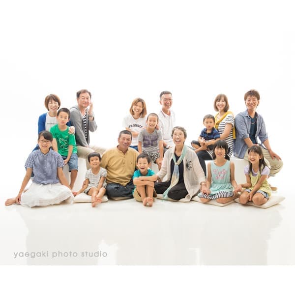 つながる家族写真サンプル