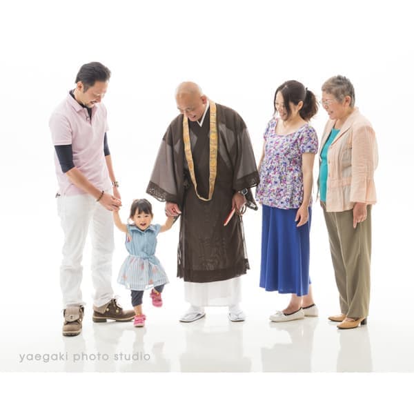 つながる家族写真サンプル