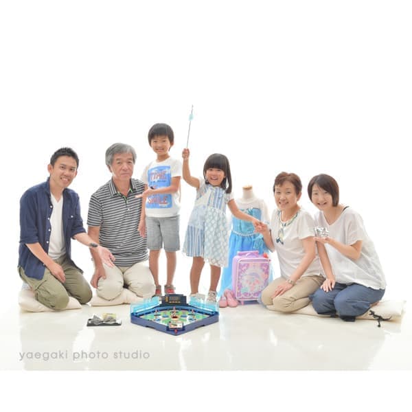 つながる家族写真サンプル