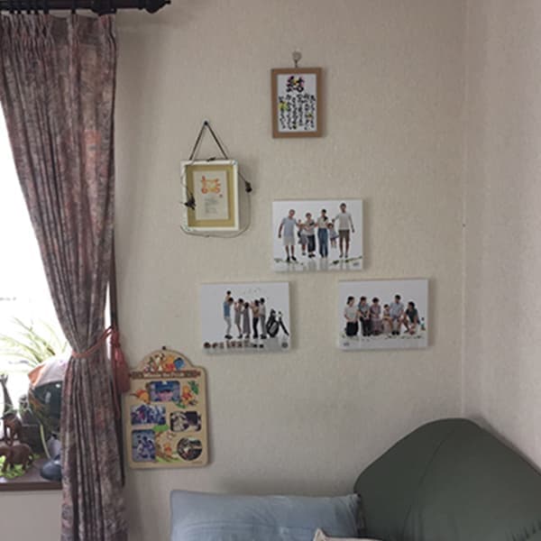 家族写真の飾り方