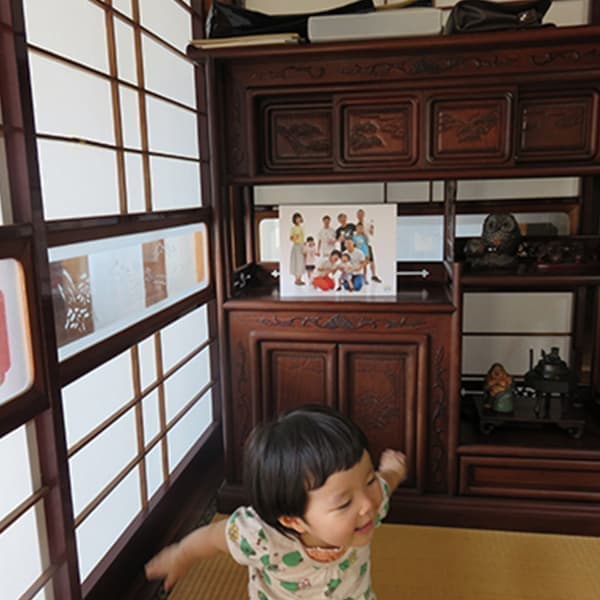 家族写真の飾り方