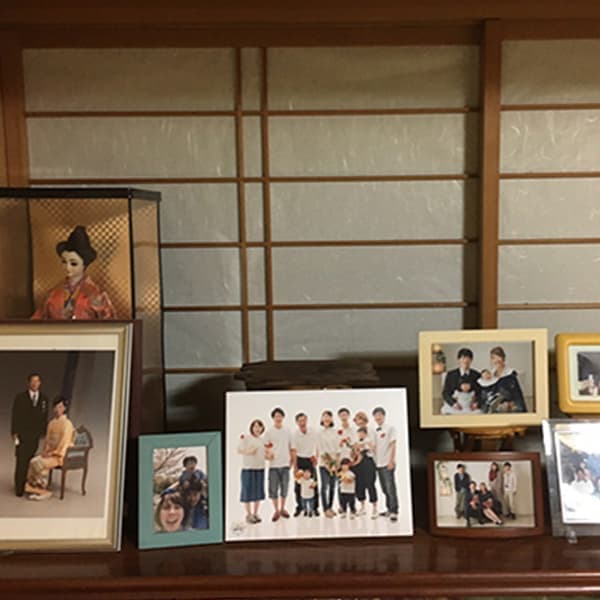 家族写真の飾り方