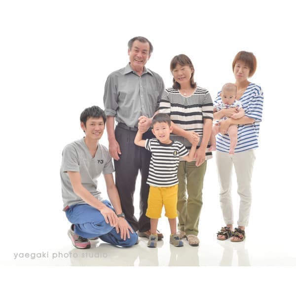 つながる家族写真サンプル