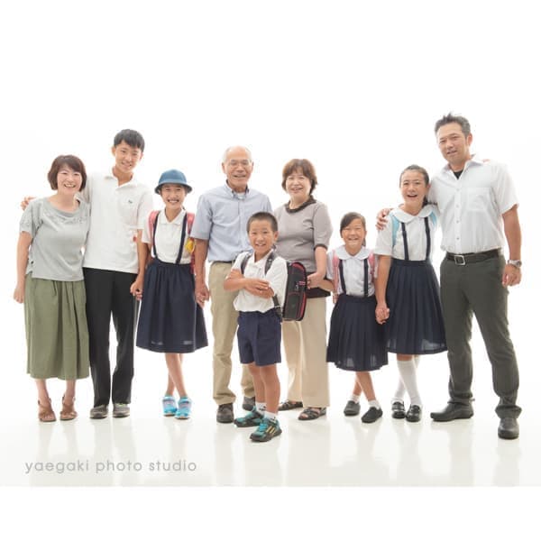 つながる家族写真サンプル