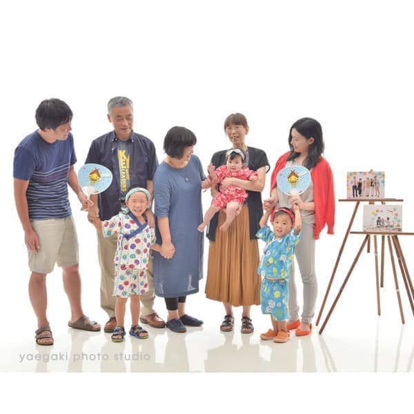 つながる家族写真サンプル