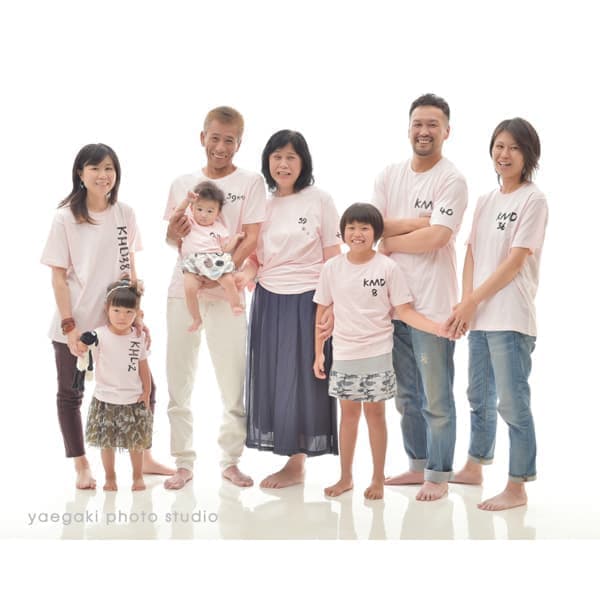 つながる家族写真サンプル